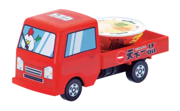 トミカ好きキター！天下一品とトミカが初コラボで限定ミニカーが登場。ラーメン5杯でゲットできる