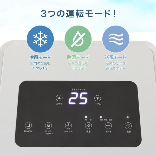 子どもがお昼寝する部屋にエアコンをつけたかった。設置工事不要のニトリ製ポータブルクーラーが現実的な答えかも