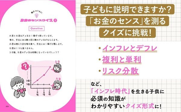 自分もよくわかってないからこそ、子どもには早く教えたい。インフレ時代のおこづかい教育本がYouTube10万人FPから登場
