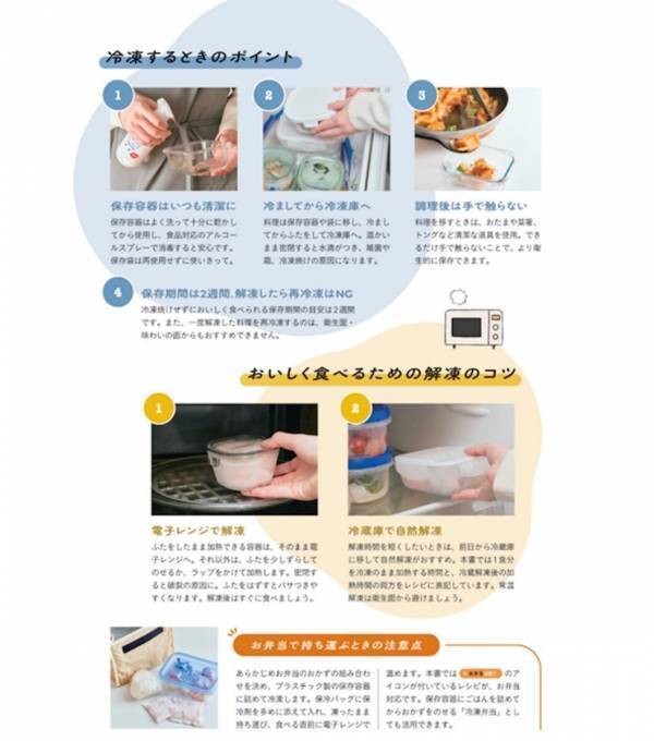 週1回まとめて作るだけで、夏休み中の昼ごはんが「レンジで温めるだけ」に。管理栄養士の冷凍作りおき本が増刷