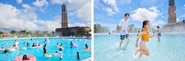夏くる〜！ハウステンボスの巨大プールが7月4日先行オープン！しかも涼しく遊べる工夫が今年さらにパワーアップ