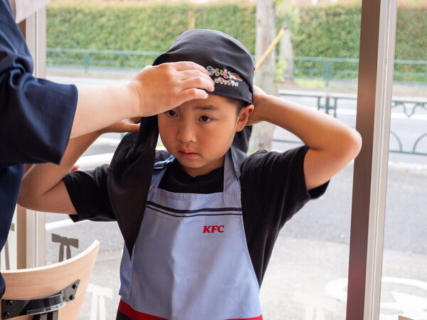 「ここで働いてみたい」小5息子の夢、広がる。ケンタッキーで感動のお仕事体験