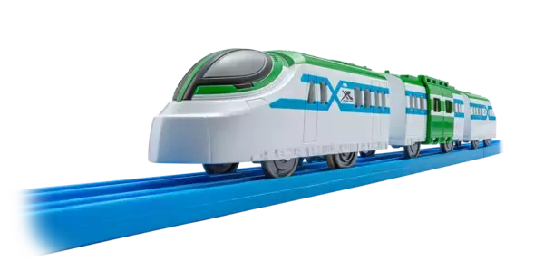 こ...これは！絶対ゲットしたい！ファミマカラーの限定プラレールが当たる！鉄道好きキッズ歓喜の「プラレールくじ」が登場