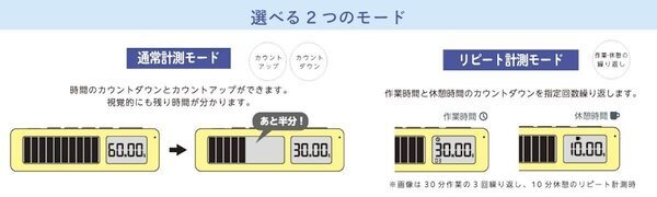視覚的にタイマーがわかるとやる気出る⁉「あと何分？」が一目でわかる。集中したい時に頼れるタイマーが登場