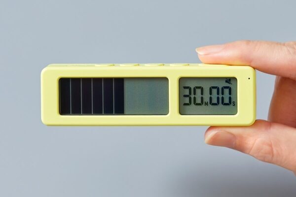視覚的にタイマーがわかるとやる気出る⁉「あと何分？」が一目でわかる。集中したい時に頼れるタイマーが登場
