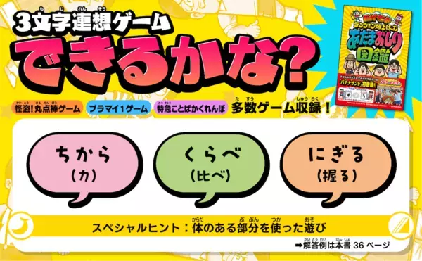 あのテレビで盛り上がるゲームが本になった！「あたまおしり図鑑」発売