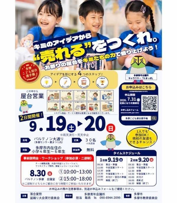 「売れる」を考える経験、子どものうちにできるかも。本物のお祭りで学ぶビジネス選手権