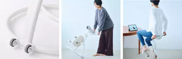 出しっぱなしOKなインテリア系デザイン！dinos×BEAXISの新フィットネスバイクが登場