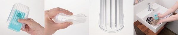 使わない時はケースにしまえる。さらに！削れる機能もついてめっちゃ使えそう！「削れる洗濯せっけんケース」登場