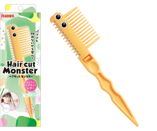 子どものおうちカットが超簡単に！ 前髪から全体まで切れる「ヘアカットモンスター」新作​‌