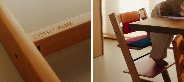 家族の食卓にアートを。ストッケの名作チェア「トリップ トラップ」×MoMA限定モデル