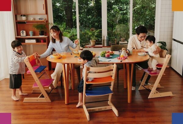 家族の食卓にアートを。ストッケの名作チェア「トリップ トラップ」×MoMA限定モデル