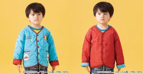 ばいきんまんのバックロゴトレーナーに注目！アンパンマン冬の新作キッズ服が続々登場