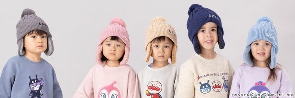 ばいきんまんのバックロゴトレーナーに注目！アンパンマン冬の新作キッズ服が続々登場