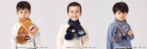 ばいきんまんのバックロゴトレーナーに注目！アンパンマン冬の新作キッズ服が続々登場