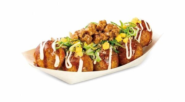 カップヌードルの謎肉がたこ焼と合体!? 築地銀だこに「一度は食べたい!!謎肉たこ焼」が11月9日登場