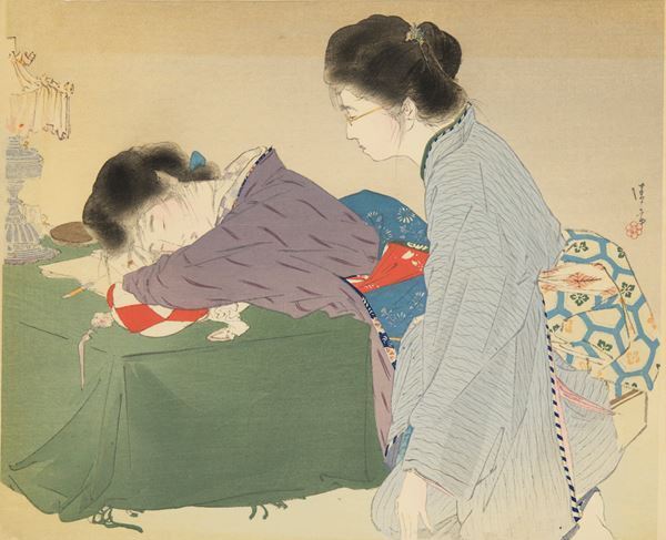 木版口絵に描かれた明治美女に魅了される　『鏑木清方と鰭崎英朋』展が開催