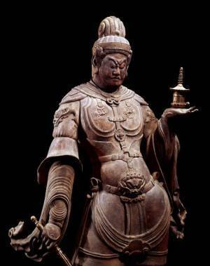 時空を超えて日本各地から奈良へ　最強武神の毘沙門天彫像が集う