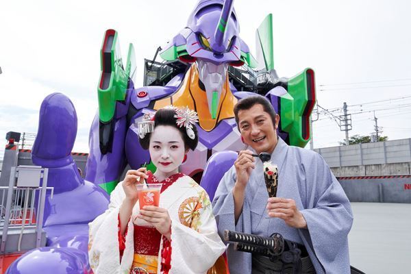 京都映画村エヴァンゲリオン新アトラクションの全容が明らかに　舞妓や忍者が初号機に搭乗