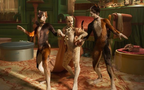 『キャッツ』が動員ランキング初登場1位！『パラサイト』は4位に浮上！