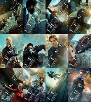 『TENET テネット』ビジュアル全12種一挙公開　“名もなき男”など登場人物たちの情報が明らかに