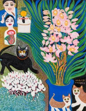 『塔本シスコ展　シスコ・パラダイス』開催　自分らしく描き続けた自由な作品世界を紹介