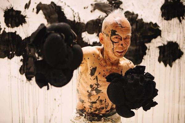 日本の前衛芸術の歴史を刻んだネオ・ダダのアーティスト篠原有司男が天王洲ANOMALYで個展開催中