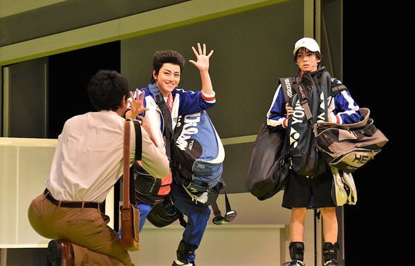 今牧輝琉はクールで少し生意気な越前リョーマそのもの。テニミュ4thシーズン青学（せいがく）vs不動峰開幕