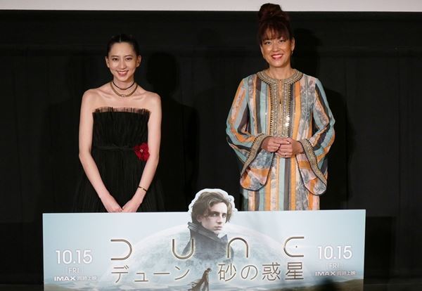 河北麻友子＆LiLiCo『デューン 砂の惑星』応援団に就任！　次世代スターの魅力熱弁