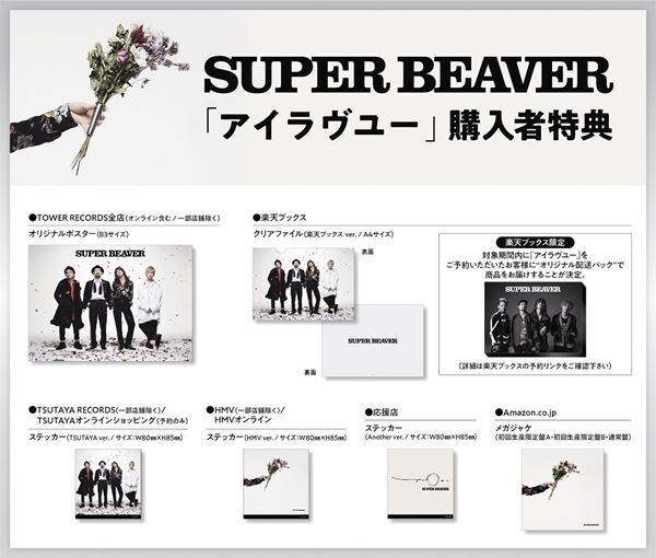 SUPER BEAVER、新アルバムより表題曲「アイラブユー」の先行配信＆MVフル公開が決定
