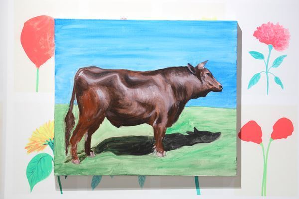 浅野忠信の2年ぶりとなる個展が渋谷PARCOでスタート！ カラフルな油彩画や水彩画に込められた思いとは？