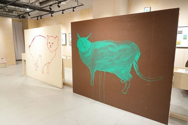 浅野忠信の2年ぶりとなる個展が渋谷PARCOでスタート！ カラフルな油彩画や水彩画に込められた思いとは？