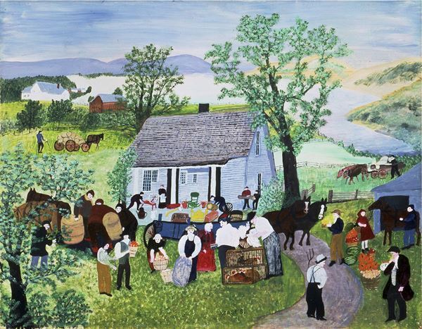 モーゼスおばあさんが描く幸せの風景 生誕160年記念『グランマ・モーゼス展―素敵な100年人生』開催