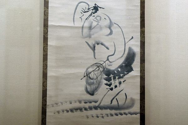 『仙厓ワールド』展、永青文庫で開幕　猫か虎か、当ててみろ！？　　ゆるカワな禅画の世界をレポート　