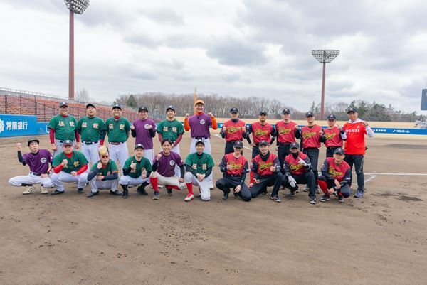 今市隆二率いるLDH野球チームvsティモンディ率いるグレープカンパニー野球チームが初対戦　白熱の試合の様子を「CL」で5月1日より配信