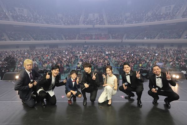 山崎育三郎が森山直太朗、山口太幹と『栄冠は君に輝く』を披露　「THIS IS IKU」は今年も“究極のエンタテインメントショー”に