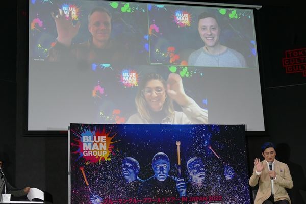 松本幸四郎「すごく喜びを感じている」　ブルーマングループの世界ツアーが日本から開幕