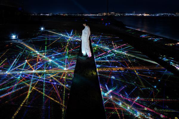 夜の無人島を舞台に行われる異色のアートイベント「Sense Island -感覚の島- 暗闇の美術島」開催