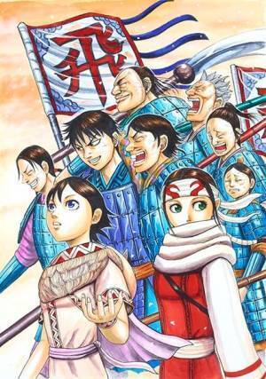 展覧会「キングダム展 −信−」東京会場・福岡会場の会期が決定！　 原泰久描きおろしキービジュアルを公開