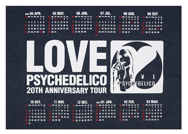 LOVE PSYCHEDELICOデビュー20周年ツアー東京公演がパッケージ化、直筆サイン入りグッズ付きの限定盤も