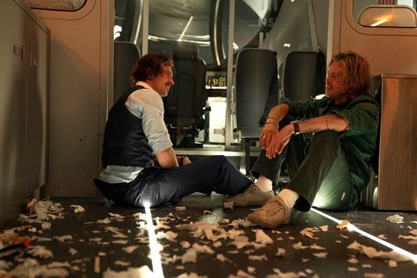 ブラッド・ピット、真田広之らの撮影裏に迫る　映画『ブレット・トレイン』メイキング映像＆写真公開