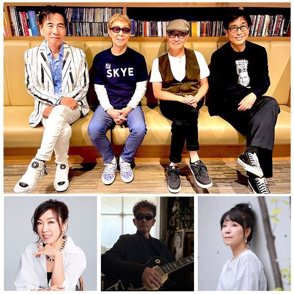 大型新人バンドSKYE、7月開催の東名阪ツアーに荒井由実、奥田民生、尾崎亜美がゲスト参加