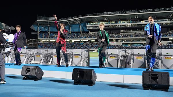 純烈、川崎フロンターレ開幕戦で始球式＆ハーフタイムショーに登場