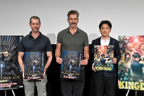 『ゲーム・オブ・スローンズ』製作総指揮コンビが来日、『キングダム』原作者の原泰久氏と鼎談