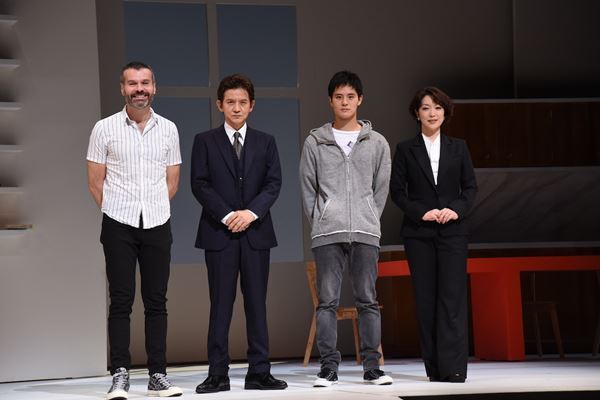 岡本圭人「素敵な時間を過ごさせてもらっています」 父・岡本健一と父子を演じる舞台『Le Fils(ル・フィス) 息子』が開幕