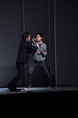 岡本圭人「素敵な時間を過ごさせてもらっています」 父・岡本健一と父子を演じる舞台『Le Fils(ル・フィス) 息子』が開幕