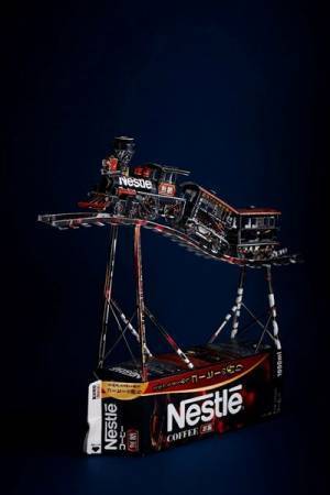 身近な空き箱が緻密なアート作品に！　『空箱職人はるきる展』5月27日より開催