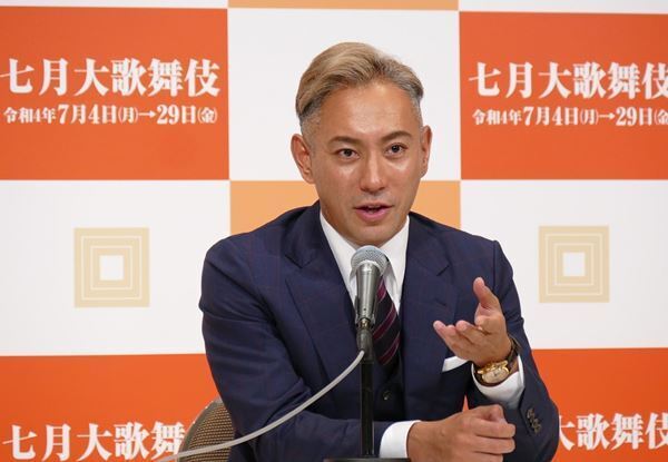 市川海老蔵「七月大歌舞伎」で市川ぼたん、堀越勸玄と親子共演　歌舞伎座本興行では初めて