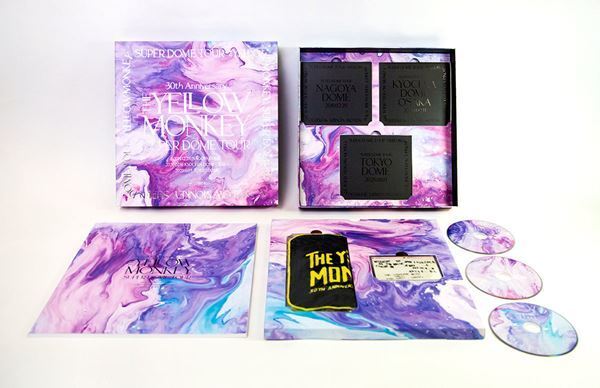 THE YELLOW MONKEY、ドームツアー映像作品Blu-ray BOXとDVD BOXの商品画像を公開