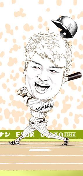 今年の日本野球界の顔、村上宗隆選手が登場　及川正通イラストのメイキングを公開